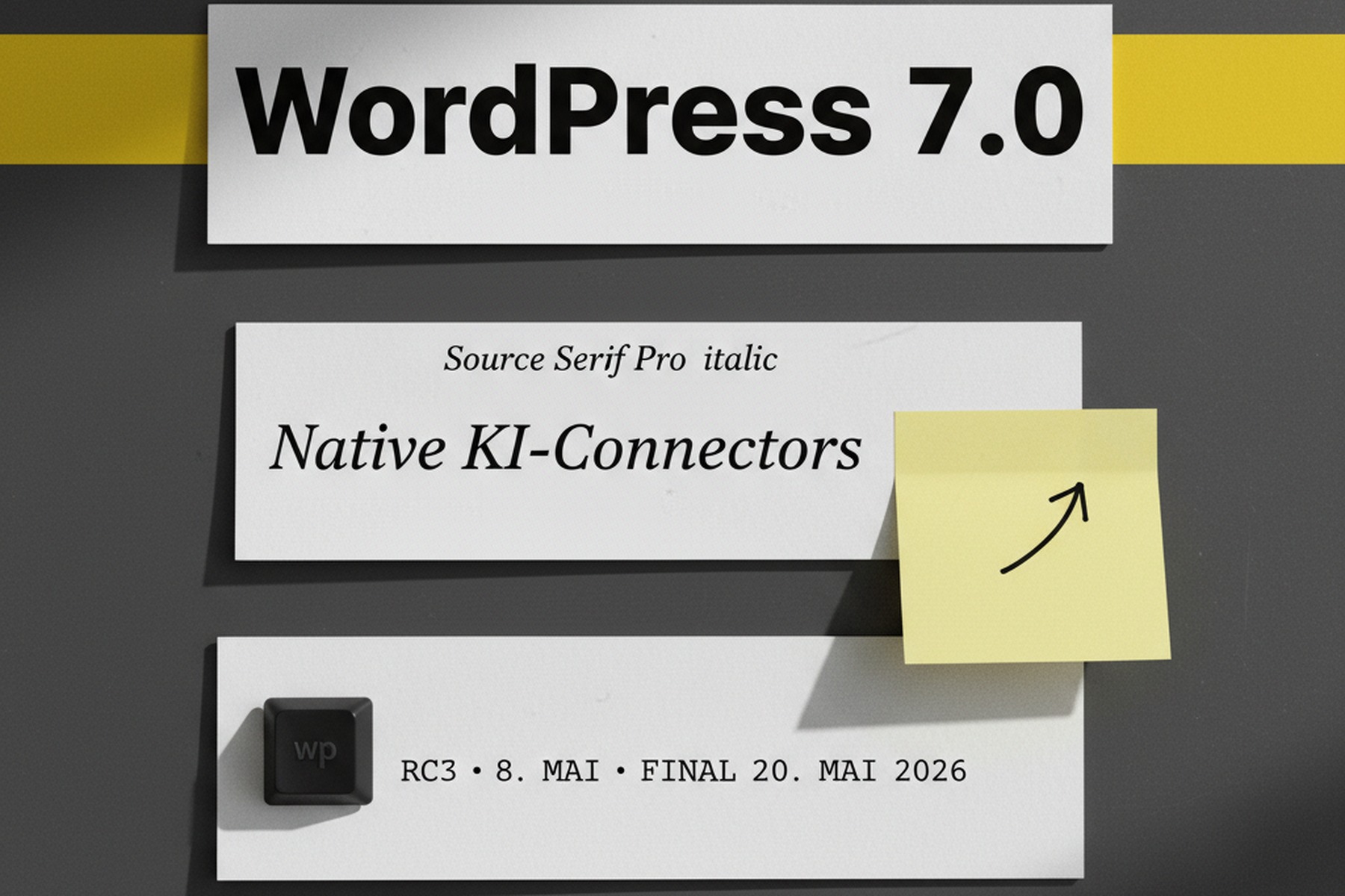 WordPress 7.0 RC3 mit nativem KI-Connector: Bedeutung für Mittelstands-Websites